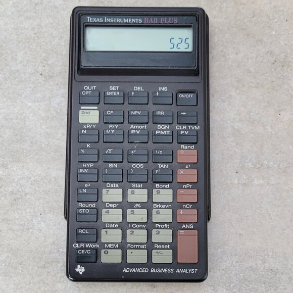 Texas Instruments BA II Plus Advanced Business Analyst Financial Calculator - Picture 1 of 7